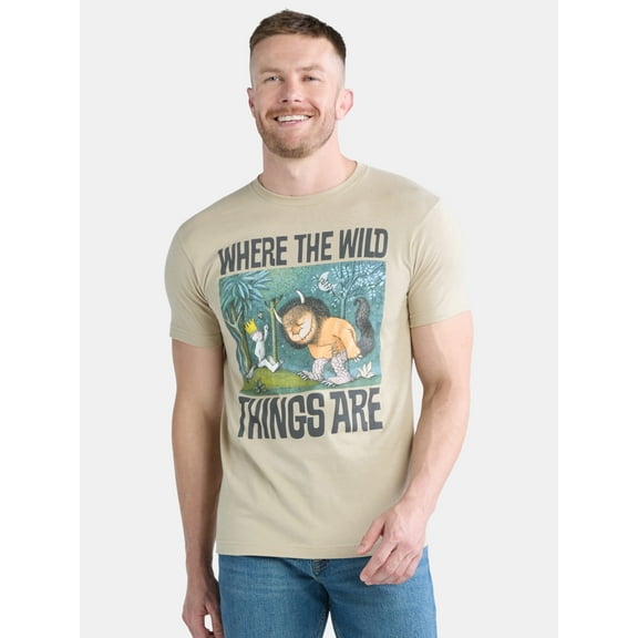 Where the Wild Things Are Men's & Big Men's Graphic Tee, Sizes S-3XL