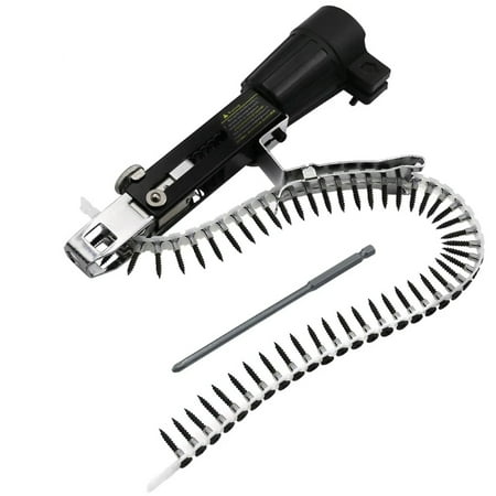 

Goodhd Automatic Chain Screw Nail Adapter Chain Nail Woodworking Tool for ElectricDrill