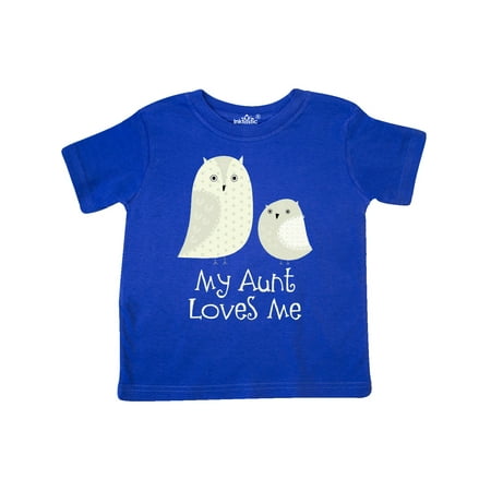 

Inktastic Aunt Loves Me owls Gift Toddler Boy or Toddler Girl T-Shirt