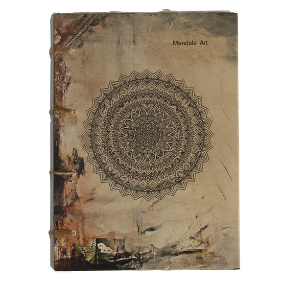 De Kulture Works Journal Mandala Art Travelogue Diary A5 Size, 140 Pages, 125 GSM