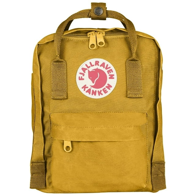 Mochila Fjällräven Kanken Mini para mujer de nailon, marrón ocre