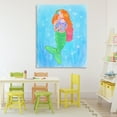 thumbnail image 2 of Stupell Industries Sweet Mermaid Love Canvas Wall Art, design by Stephanie Sanchez, 48 x 36, 2 of 7