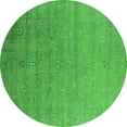 thumbnail image 1 of Ahgly Company Indoor Round Oriental Green Industrial Area Rugs, 4' Round, 1 of 4