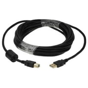 sf cable, 20 ft usb 2.0 a male to b male cable with ferrite black color