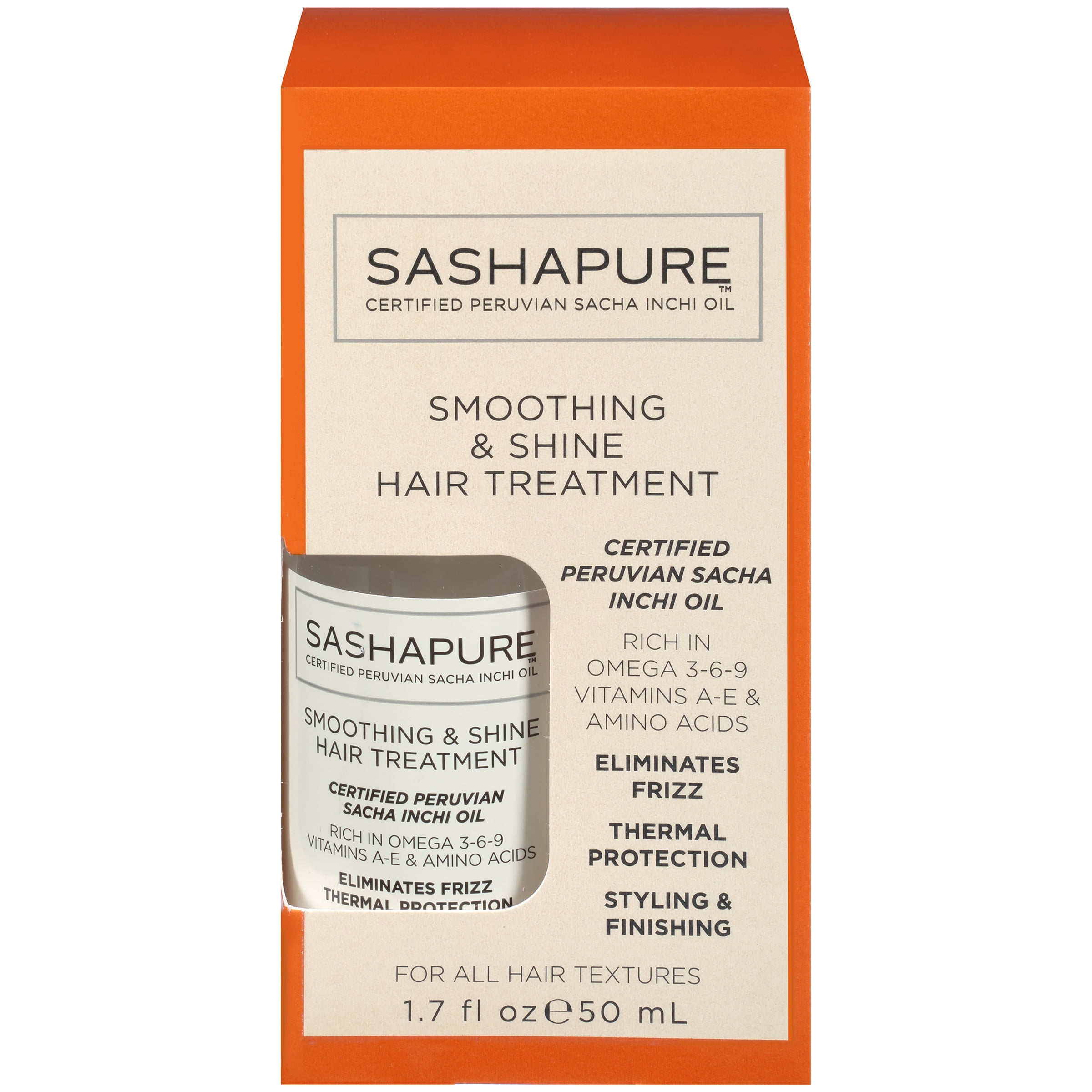 sashapure smoothing & shine hair treatment