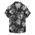 thumbnail image 6 of Awdenio Mens Graphic T-shirts Casual: Beach Vacation Tropical Mens Button Down Short Sleeve Shirt with Pocket, 6 of 6