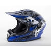 Cyclone ATV MX Motocross Dirt Bike Quad Off-road Helmet Blue