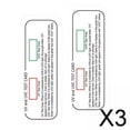 thumbnail image 1 of 3x 2 Tiras de Prueba , Tarjetas de Prueba de Luz, Tarjetas Indicadoras para Interiores, Prueba de Intensidad de PVC, Tarjeta de Identificación de 3 piezas, 1 of 10