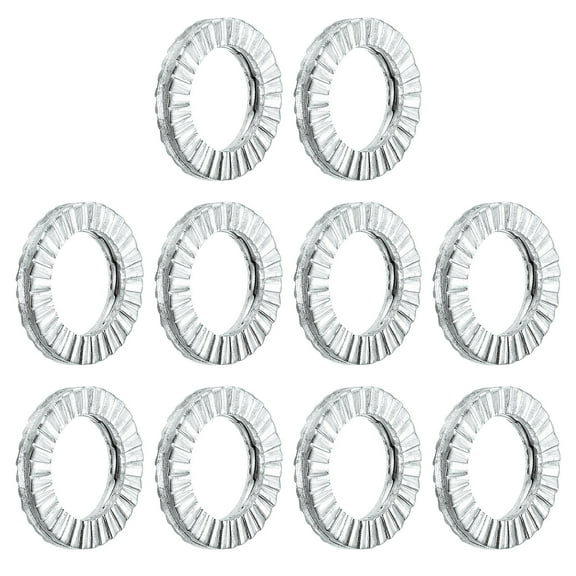 Wedge Locking Washers for M8 Bolts, 10 Pack 304 Stainless Steel Washers