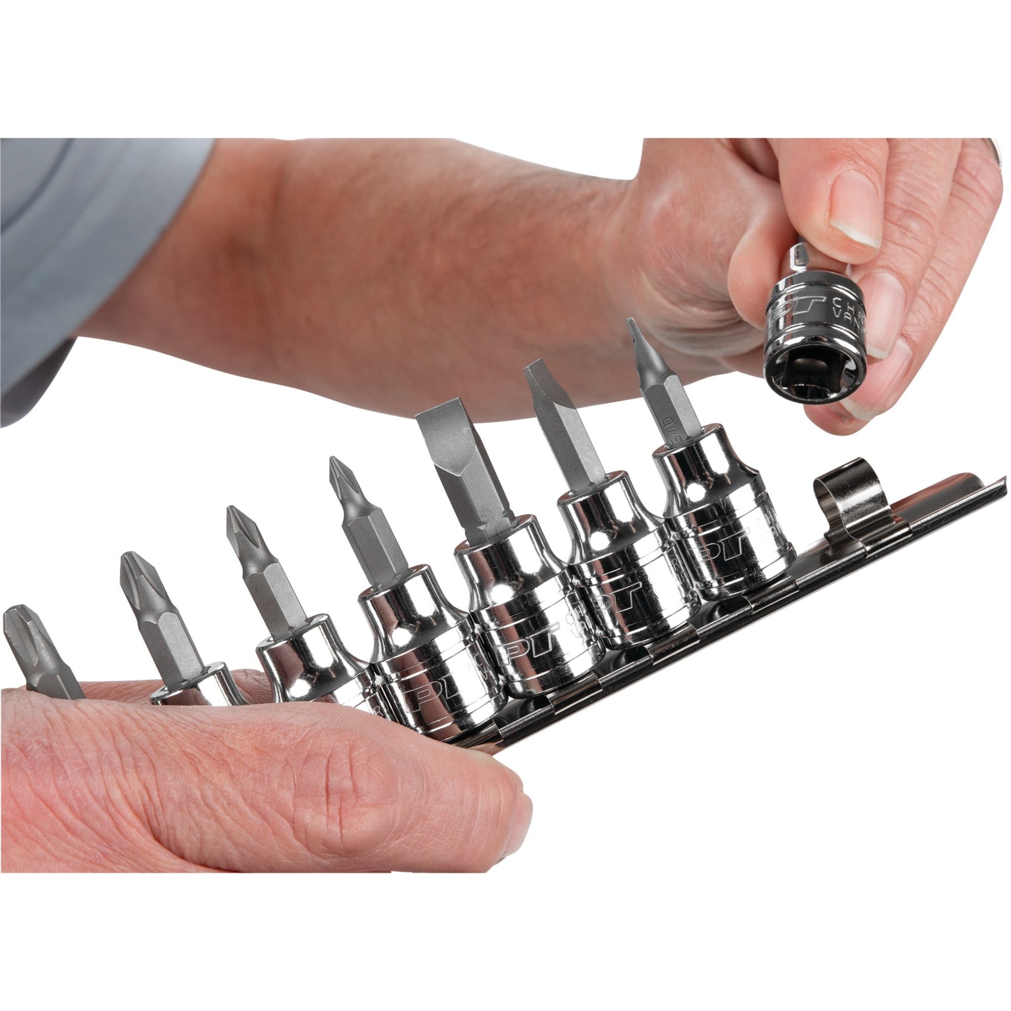 Performance Tool W38860 8 pc. 3/8" Dr. Screwdriver Bit Socket Set