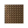thumbnail image 1 of FASÄDE Easy Installation Diamond Plate Oil Rubbed Bronze Wall Panel Sample (12" X 12" Sample), 1 of 1