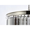 thumbnail image 6 of Sydney 9 light Polished nickel Chandelier Silver Shade (Grey) Royal Cut Crystal, 6 of 9