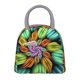 thumbnail image 1 of Balery Hippie Style Bolsa de Almuerzo para Mujeres, Caja de Almuerzo, Bolsa de Almuerzo Pequeña Impermeable, Tote de Almuerzo Reutilizable con Gran Capacidad, 1 of 6