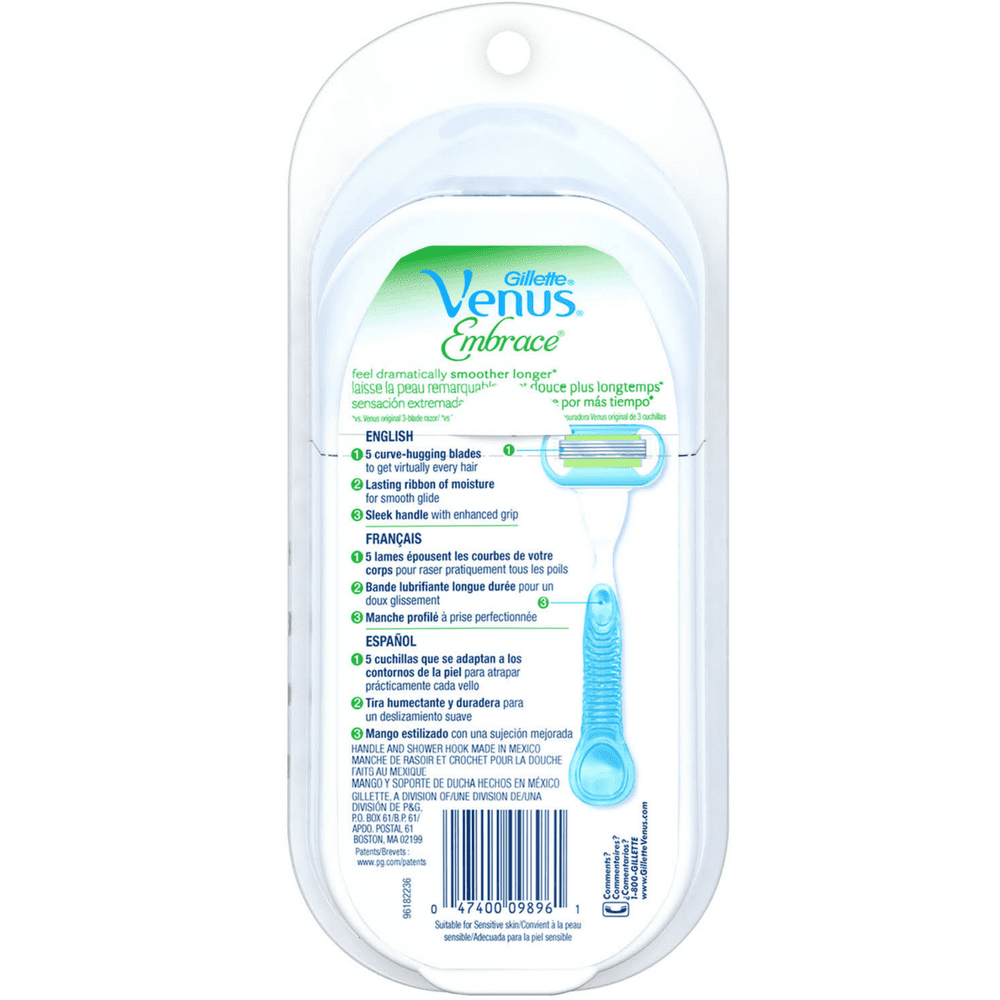 Gillette Venus Embrace Razor 1 Each (Pack of 2)