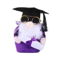 thumbnail image 4 of Graduation Saison Nain Poupée Décoration Chapeau Célibataire Uniforme Ornements 2pcs, 4 of 8