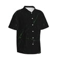 thumbnail image 2 of Daiia Black Marble Hawaiian Shirt for Men Gentle Cotton Regular Short Sleeve Casual-3X-Large, 2 of 9