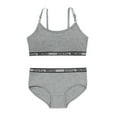 thumbnail image 5 of Esho 1/3/4 Pack Girls Underwear Sets Matching Training Bra Panties Wireless Crop Cami Sports Bra Hipster Set, 5 of 8