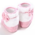 thumbnail image 5 of Fjofpr Shoes for Baby Girls Girls Warm Winter Boots Kids Outdoor Snow Boots for Toddler/Little Kid Children's Baby Boots Cotton Shoes Keep Warm Avoid Slip, 5 of 6