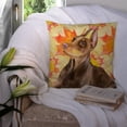 thumbnail image 3 of Carolines Treasures BB9970PW1414 Doberman Pinscher Fall Fabric Decorative Pillow  14Hx14W multicolor, 3 of 4