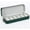 green, variant on Portable 6/10/12 pu Leather Zipper Bag Watch Box Flip Cover Jewelry Storage Box Suitable for Business, Gift Giving, Travel