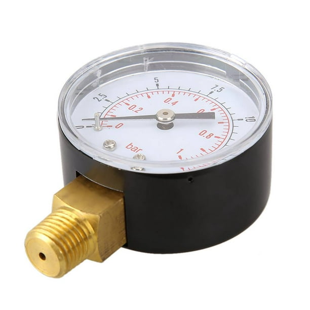 Compteur de pression d'eau Manomètre à filetage Manomètre de pression  d'huile Compteur de compresseur d'air Testeur de pression de carburant 