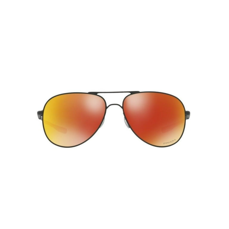 komme Politisk uafhængigt Oakley OO4119-1360 Elmont Satin Black Aviator Sunglasses Frames with Prizm  Ruby Lenses - Walmart.com