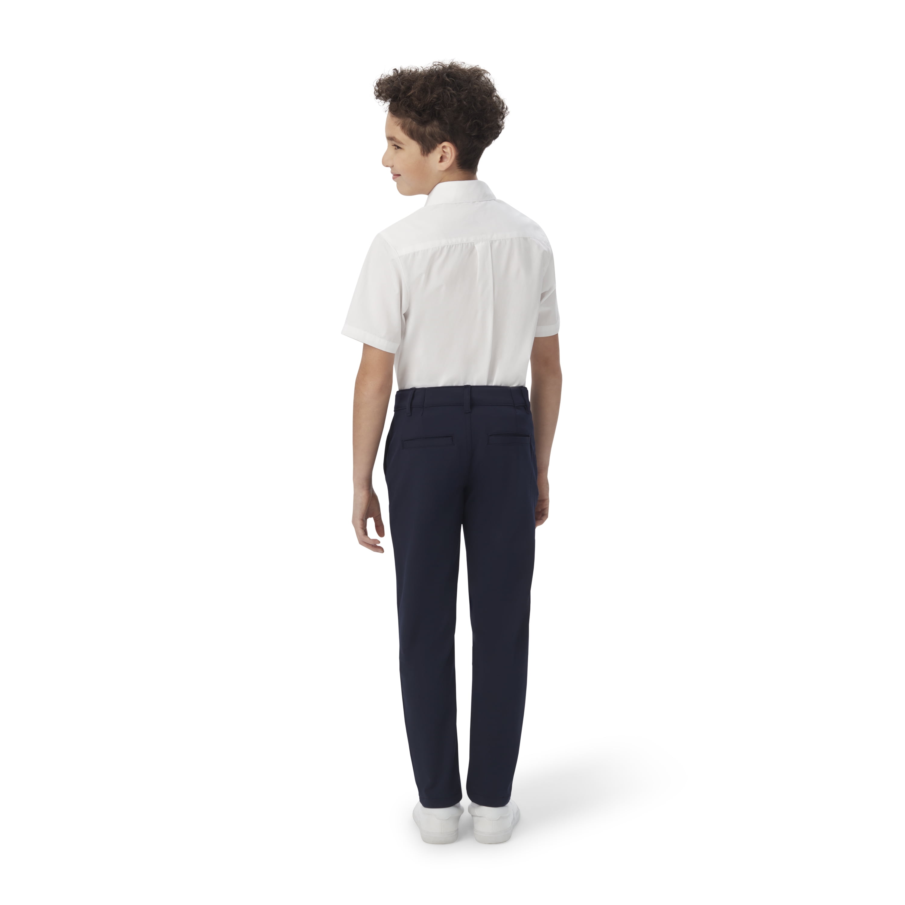 French Toast Boys Stretch Slim Fit Taper Leg Performance Pant, size 4-20