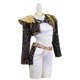 thumbnail image 4 of Moonsky|Abrigo de lentejuelas | Vestido de cazadores de demonios KPop Huntrix para mujer adulta, vestido de princesa Rumi HUNTR/X de pop, disfraces de Halloween para mujer, Negra|3xl, 4 of 6