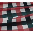 thumbnail image 4 of oneOone Cotton Jersey Dark Teal Green Fabric Gingham Check Sewing Material Print Fabric By The Yard 58 Inches Wide, 4 of 4