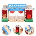 thumbnail image 3 of Pont de Chemin de Fer en Bois pour Rails Accessoires de Rails Pont Élévateur Jouets de Rails en Bois, 3 of 8