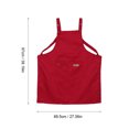 thumbnail image 4 of Professional Stylist Apron Waterproof Hairdressing Coloring Shampoo Haircuts Cloth Wrap Hair Salon Tool, 4 of 7