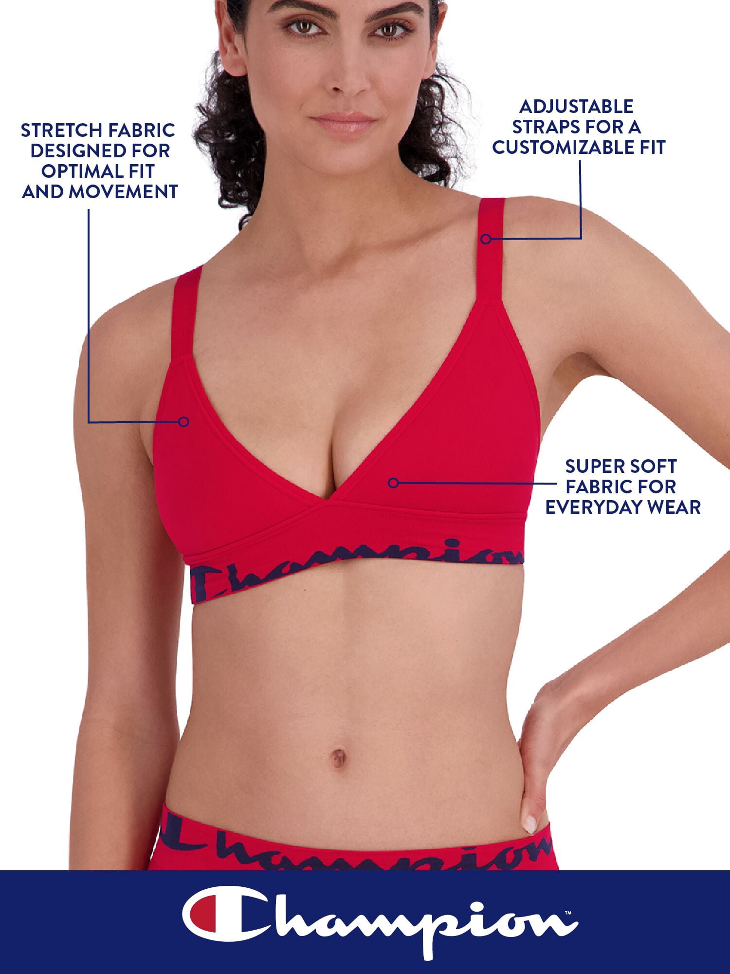 Champion Women’s Seamless Bralette, Sizes S - 2XL