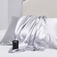 thumbnail image 7 of Staron Satin Pillowcase, Silk Pillow Cover for Hair and Skin Care, Standard Size with Hidden Zipper, 7 of 7