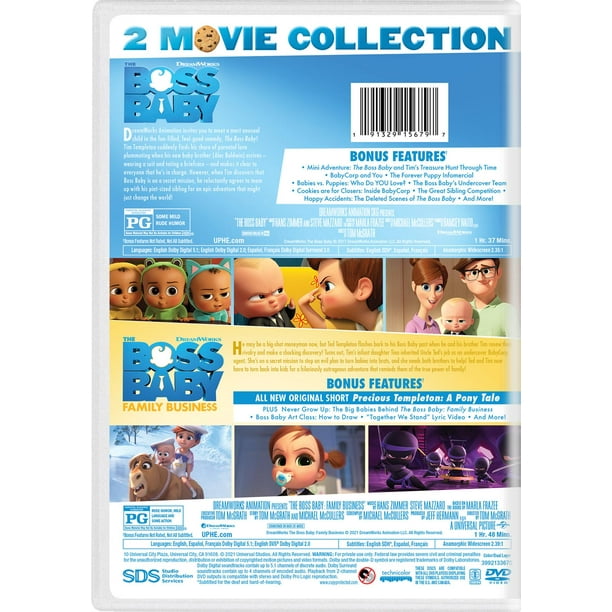 The Boss Baby: Family Business Comedy - 2-Movie Collection (DVD