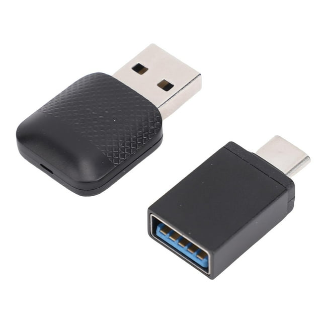 Adaptador Inalámbrico de Automóvil, ABS PC para Adaptador de CarPlay Con Adaptador de Tipo C A USB Para Automóvil
