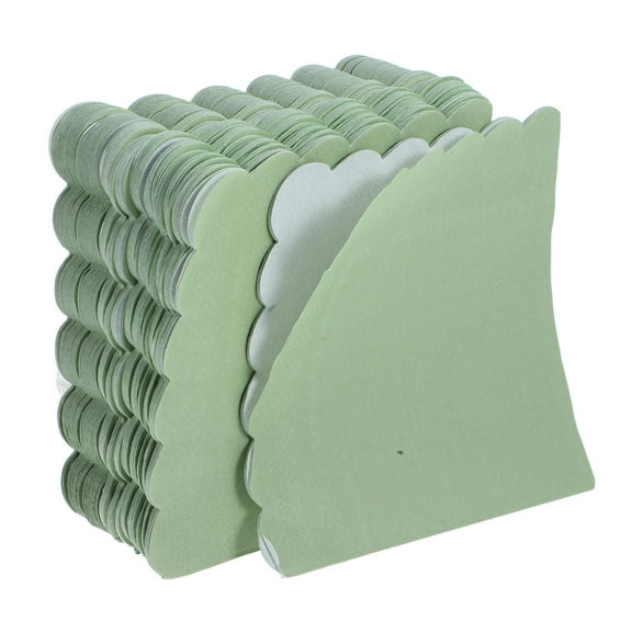 WEAVILUX 100Pcs Green Dinner Napkins Paper Elegant Scalloped Edges Disposable Napkins for Bridal Showers