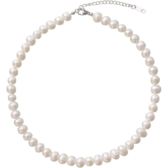 Freshwater Cultured Pearl Necklace for Women Jewelry