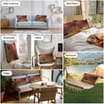 thumbnail image 6 of Outdoor Waterproof Pillow Covers Autumn Orange Maple Leaves Tree Throw Cushion Case，Farmhouse Cabin Pillowcase for Bed,Sofa,Couch, Patio Furniture, 20x12 in, 2Pack Decorative Pillows, 6 of 9