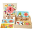 thumbnail image 1 of Juego de rompecabezas de habilidades de vida de reloj de enseñanza de dinosaurio Montessori para niños en edad preescolar, 1 of 9