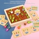 thumbnail image 3 of Juego De Mesa De Memoria De Madera Para Niños, Rompecabezas De Clasificación De Madera, Juguete De Desarrollo De Cosecha De Zanahorias Yuarrent FN005817-00, 3 of 6