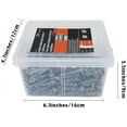 thumbnail image 5 of Wall Anchors E8 13X31mm 3 Tip Zinc Alloy Plugs and Drywall Screws Kit,200Pcs, 5 of 7