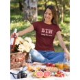 thumbnail image 2 of Bring The Wine T-Shirt Women -Smartprints Designs, Female Small, 2 of 4