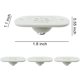 thumbnail image 5 of Mini ruedas giratorias autoadhesivas de acero inoxidable de 4 piezas - Polea giratoria para botes de basura y cajas de almacenamiento, ruedas silenciosas pequeñas giratorias de 360 ​​​​° JM, 5 of 5