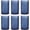 Blue, variant on UYWZQ-Moretoes Hobnail Drinking Glasses Set of 12,12 Oz Clear Highball Glasses Cups Vintage Kitchen Bar Tumbler Glassware Set for Whiskey, Beer, Juice, Milk and Various Mixed Drinks