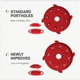 thumbnail image 2 of 1pcs Bird Feeders for Outdoors- Bee Proof Circular W/ 8 Ports,1 x bird feeder, 2 of 6