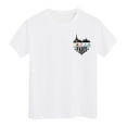 thumbnail image 1 of WEIYLL T-Shirts pour Fille Manches Courtes Été Col Rond Ville Hauts Imprimés Doux pour Sortir Quotidiennement pour 10-11 Ans, 1 of 6