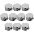 thumbnail image 1 of Minkissy 10Ud Clips Sostenedores Para Vidrio Y Espejos Montados En Pared En Color Plata Aleación Zinc, 1 of 8