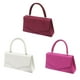 thumbnail image 5 of Sonducket Bolso de mano tipo sobre de gamuza sintética elegante, elegante y compacto para bodas, fiesta, bolso de mano para graduación Bolsas de mensajero y de hombro Burdeos, 5 of 6