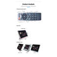 thumbnail image 3 of 7 Inch Android 11 Music Amplifier Audio System 8 X 30W 2 Zone Android 11 Wifi 7 Inch Touch Screen Amplifier White, 3 of 8