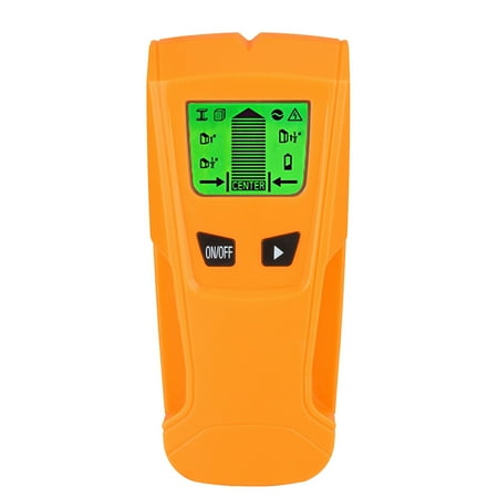 

Stud Finder Handheld Stud Metal Electric Wire Detector 3-in-1 Multi Scanner Wall Scanner Detector Metal Sensor Metal Wood Studs Voltage Live Wire Detector (Orange)